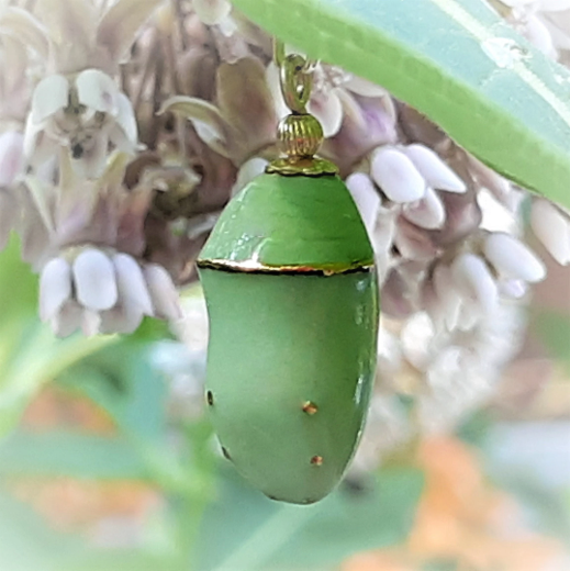Monarch shop chrysalis pendant